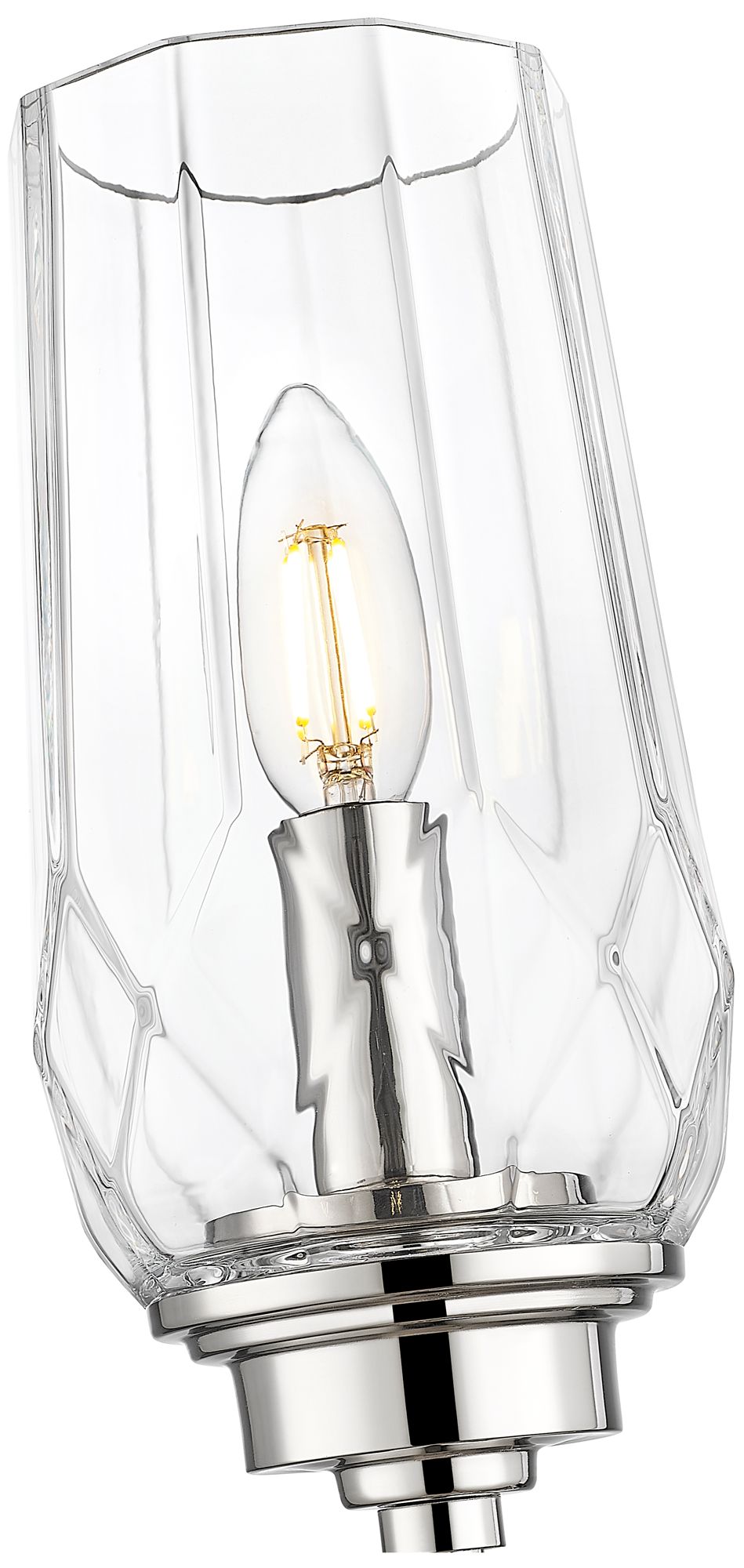 Image 6 Cosmo by Z-Lite Polished Nickel 1 Light Wall Sconce more views