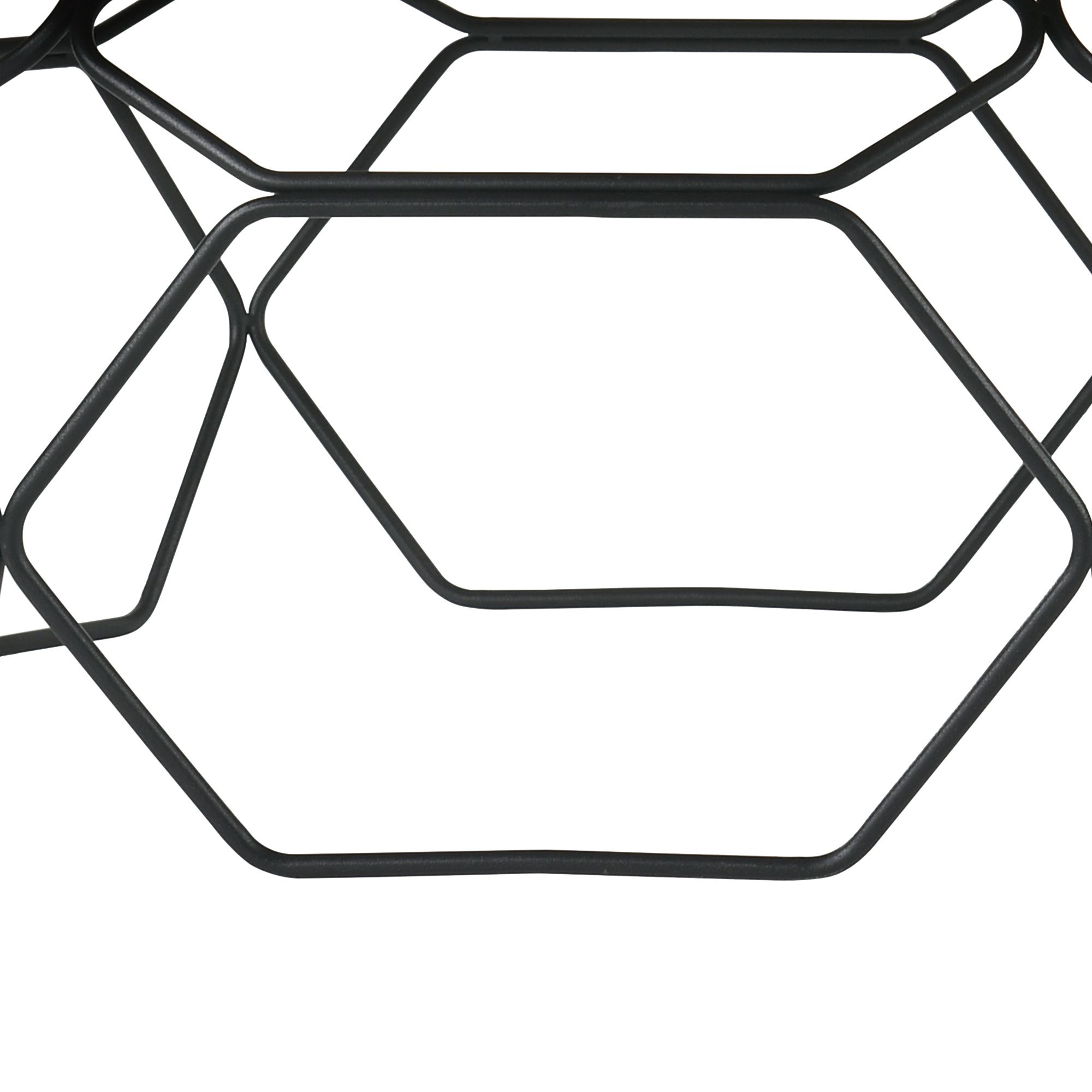 Image 5 Cosmo Coffee Table in Walnut Veneer and Black Metal more views