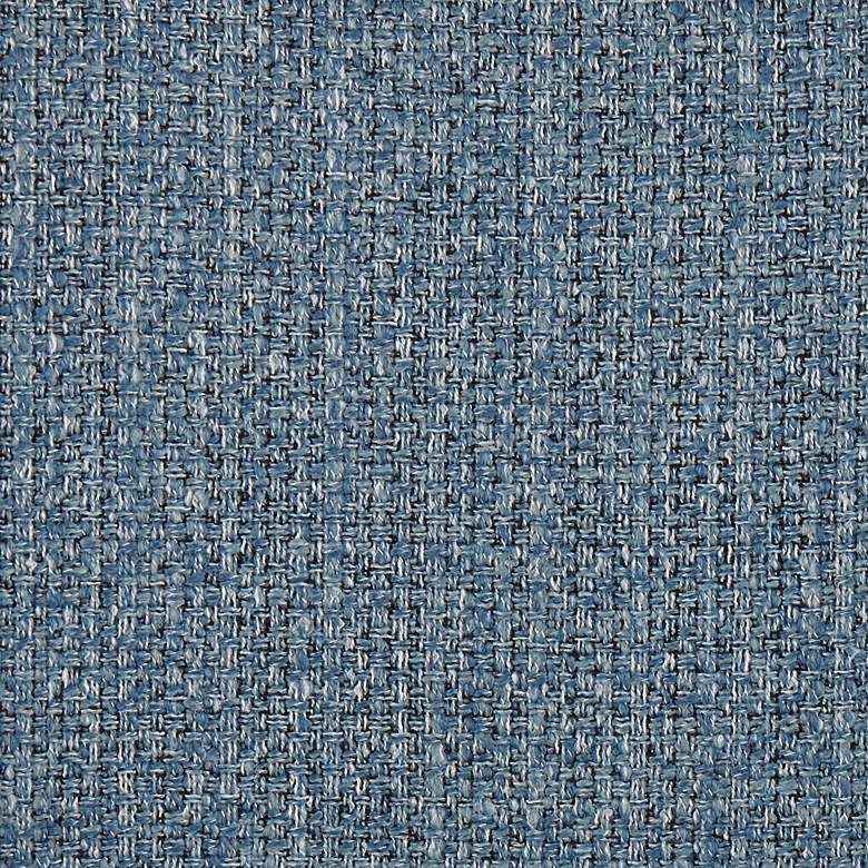 Image 7 Cosmo Counter Stool in Walnut and Blue Fabric by LumiSource more views