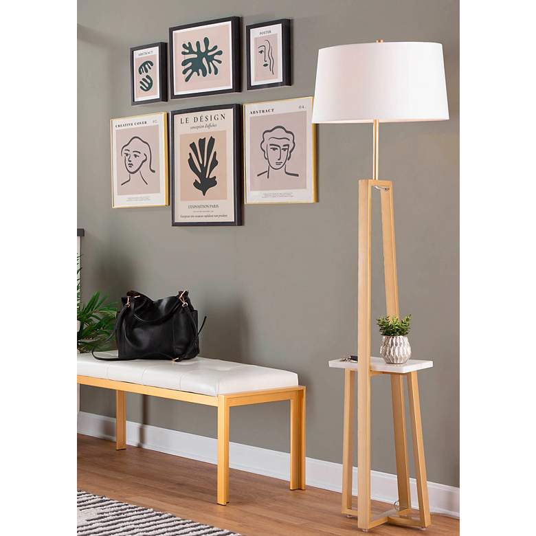 Image 1 Cosmo Shelf Floor Lamp