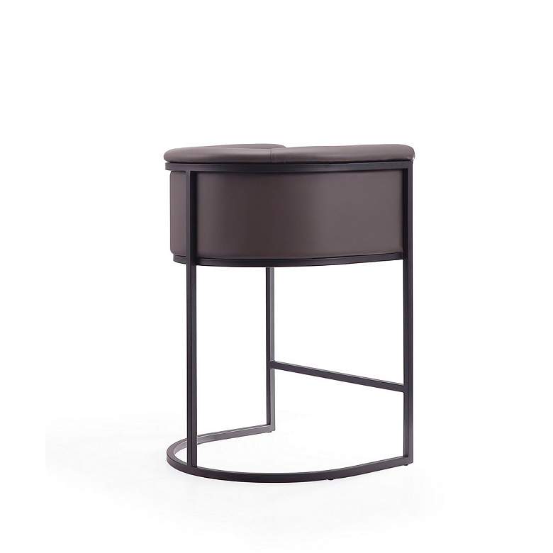Image 6 Cosmopolitan 25 1/2" Pebble Faux Leather Counter Stool more views