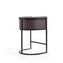 6_Cosmopolitan 25 1/2" Pebble Faux Leather Counter Stool more views