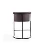 7_Cosmopolitan 25 1/2" Pebble Faux Leather Counter Stool more views