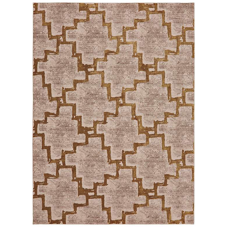 Image 1 Cosmopolitan 90959 5'3"x7'10" Marais Desert Area Rug