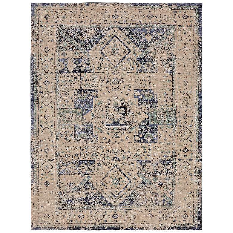 Image 1 Cosmopolitan 90960 5&#39;3 inchx7&#39;10 inch Santee Indigo Area Rug