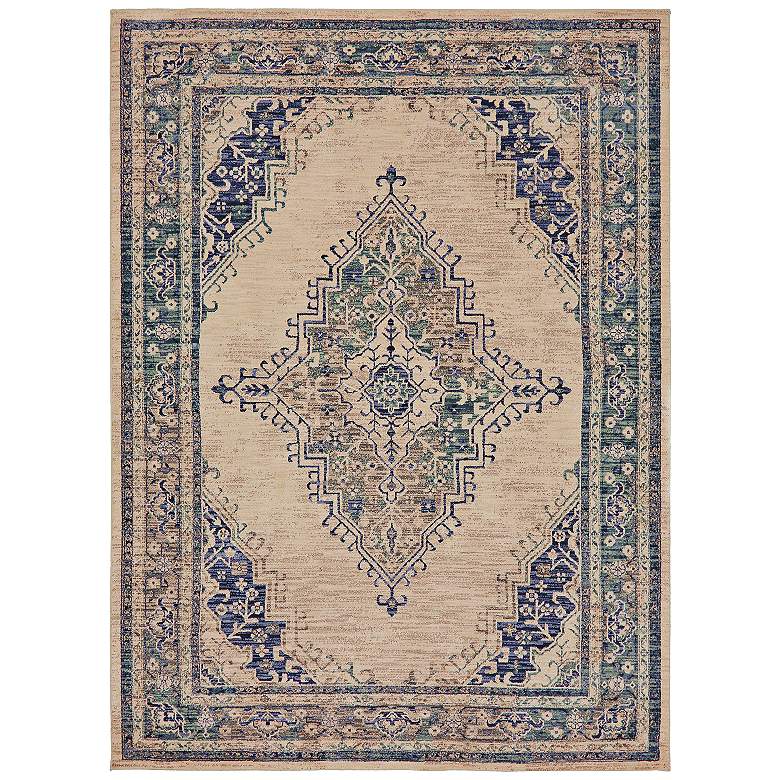 Image 1 Cosmopolitan 90961 5&#39;3 inchx7&#39;10 inch Armitage Indigo Area Rug