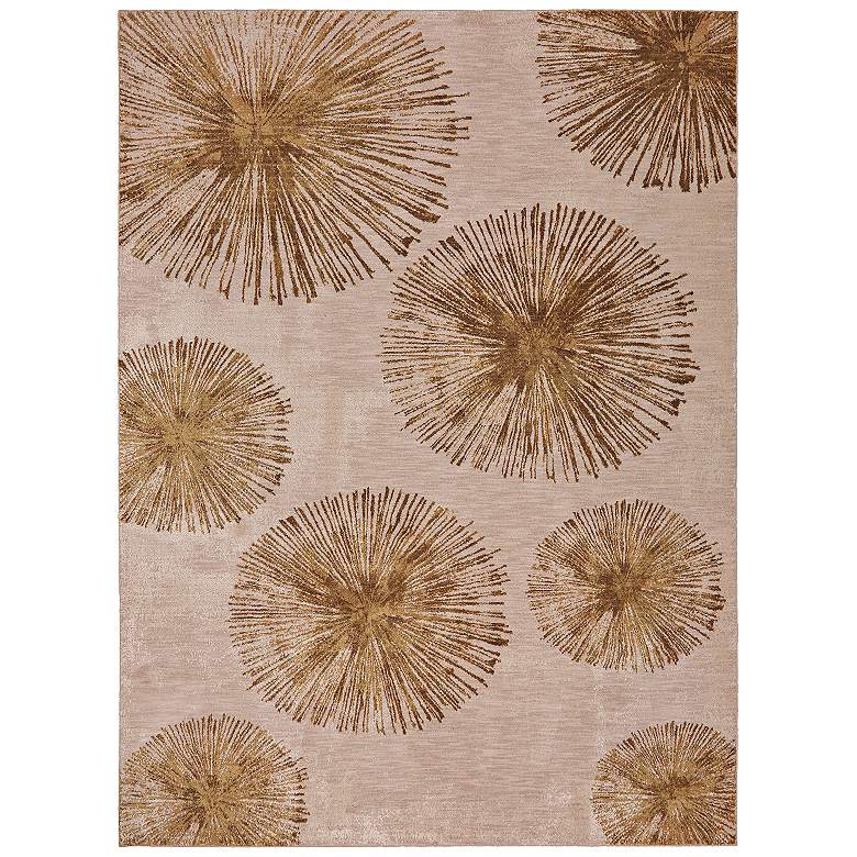 Image 1 Cosmopolitan 90964 5'3"x7'10" Haight Brushed Gold Area Ru