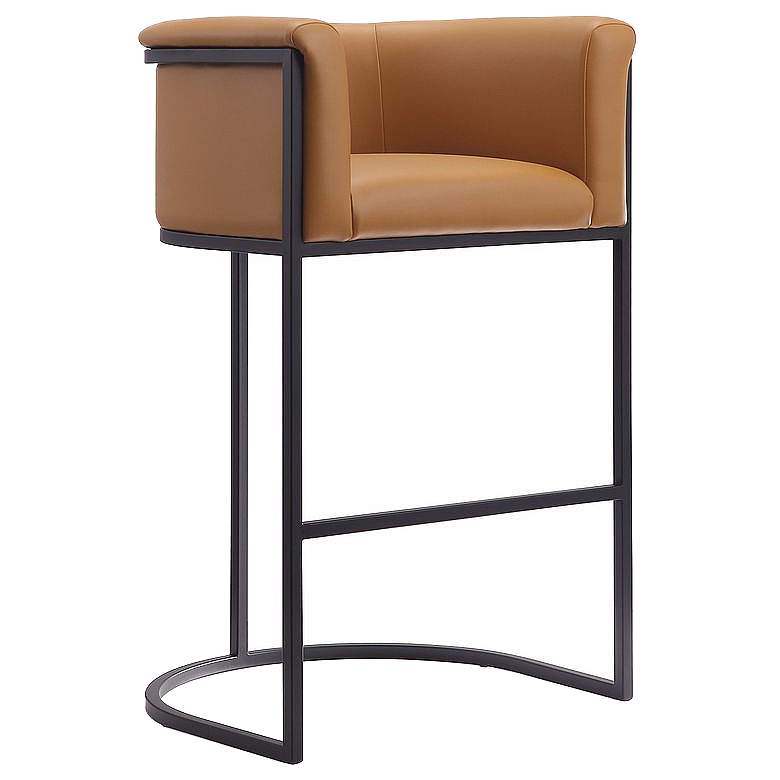 Image 1 Cosmopolitan Barstool in Camel and Black