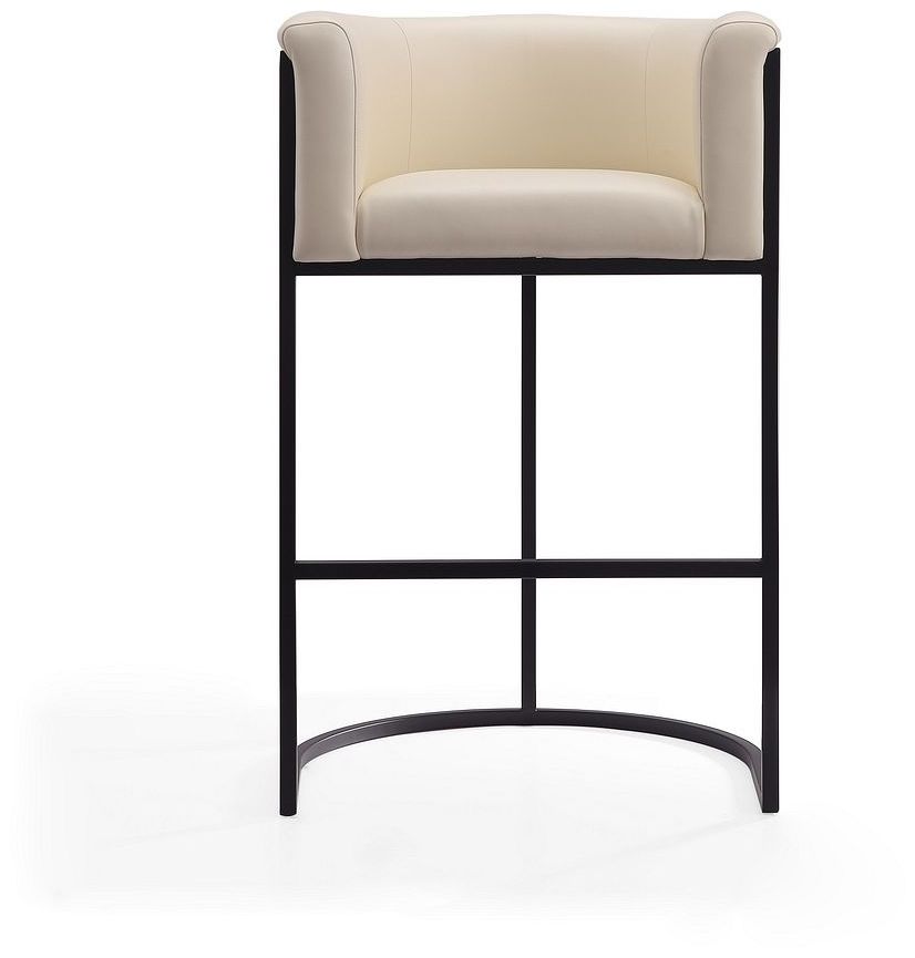 Image 5 Cosmopolitan Barstool in Cream and Black (Set of 3) more views