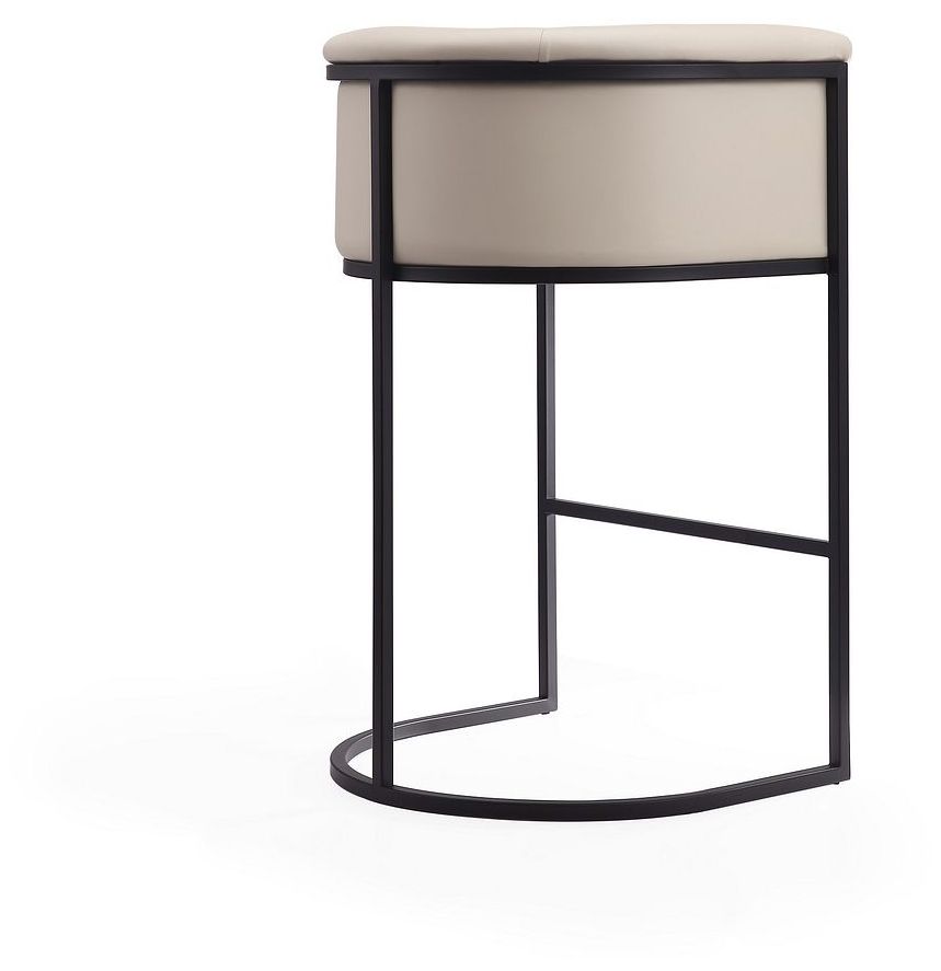 Image 7 Cosmopolitan Barstool in Cream and Black (Set of 3) more views