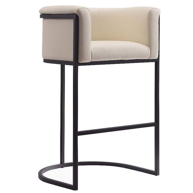 Image 1 Cosmopolitan Barstool in Cream and Black