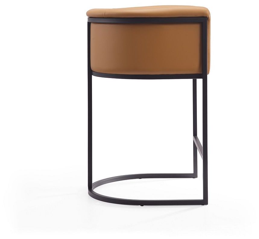 Image 6 Cosmopolitan Counter Stool in Camel and Black (Set of 3) more views