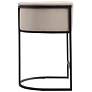 6_Cosmopolitan Counter Stool in Cream and Black (Set of 2) more views