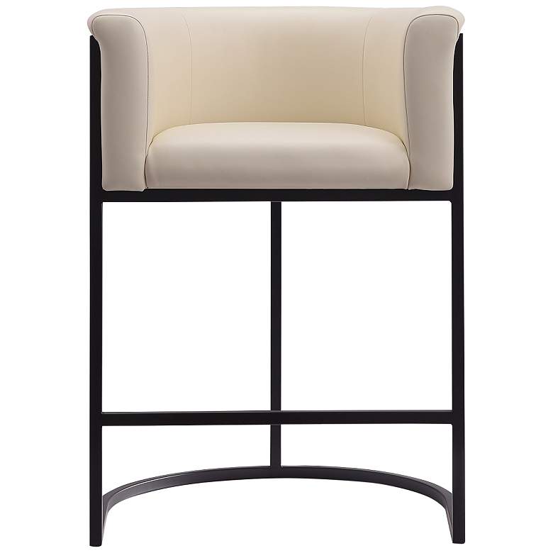 Image 4 Cosmopolitan Counter Stool in Cream and Black (Set of 3) more views