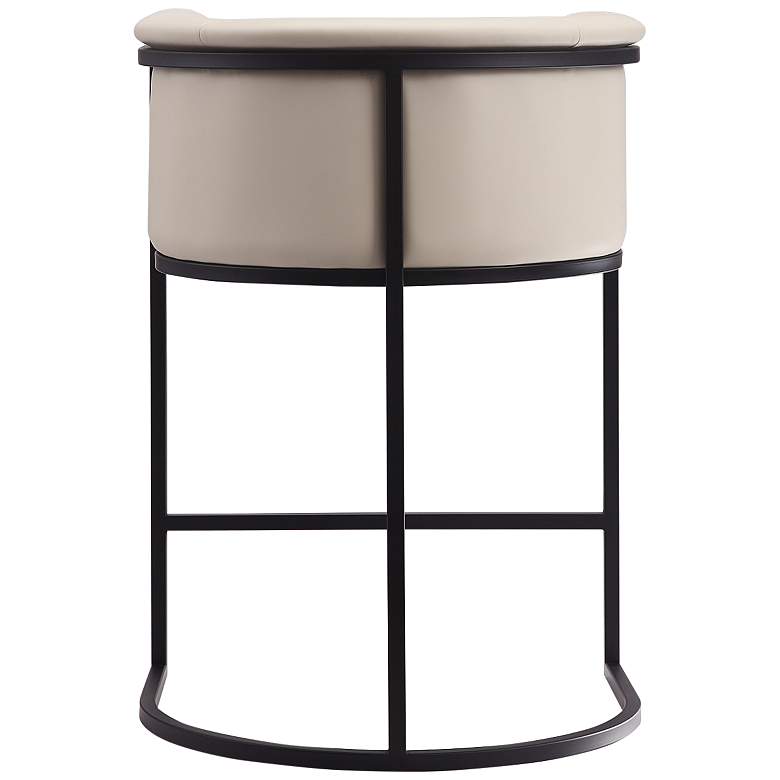 Image 7 Cosmopolitan Counter Stool in Cream and Black (Set of 3) more views