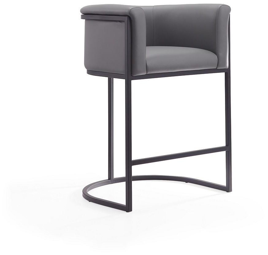 Image 4 Cosmopolitan Counter Stool in Grey and Black (Set of 3) more views