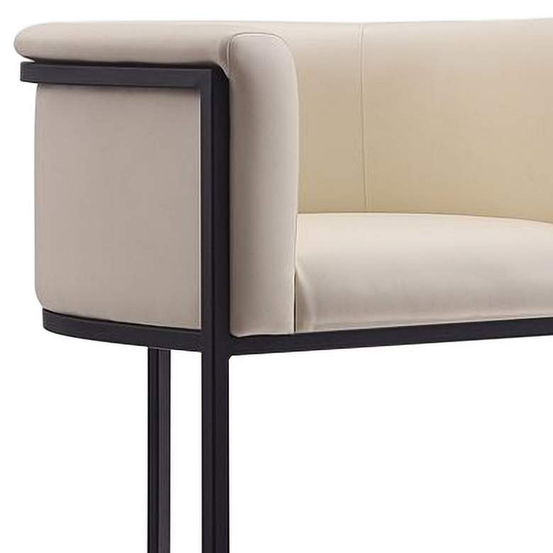 Image 3 Cosmopolitan Counter Stool in Pebble and Black (Set of 2) more views
