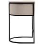 6_Cosmopolitan Counter Stool in Pebble and Black (Set of 2) more views