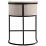 Cosmopolitan Counter Stool in Pebble and Black (Set of 2)