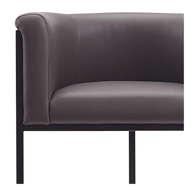 Image 2 Cosmopolitan Counter Stool in Pebble and Black (Set of 3) more views