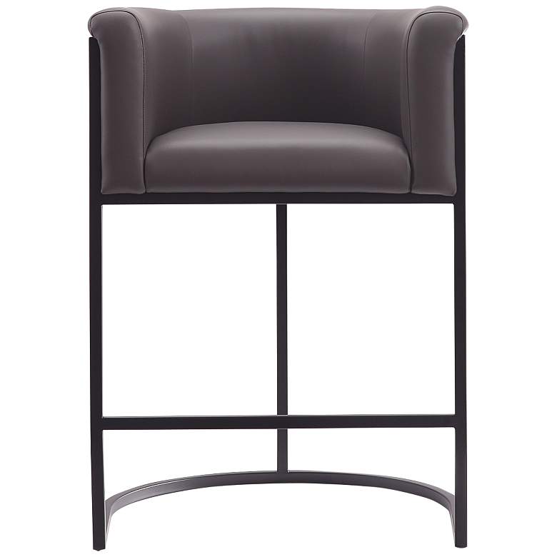 Image 3 Cosmopolitan Counter Stool in Pebble and Black (Set of 3) more views