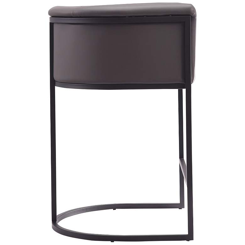 Image 4 Cosmopolitan Counter Stool in Pebble and Black (Set of 3) more views