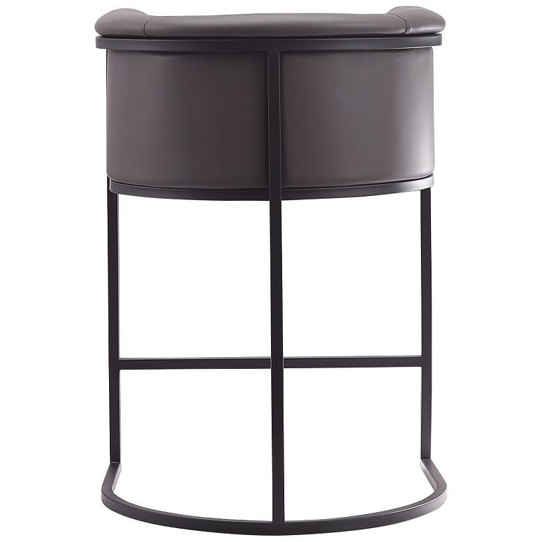 Image 6 Cosmopolitan Counter Stool in Pebble and Black (Set of 3) more views
