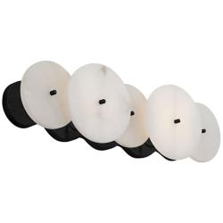 Cosmos 20 1/2" Wide Matte Black 2-Light Vanity Bath Light