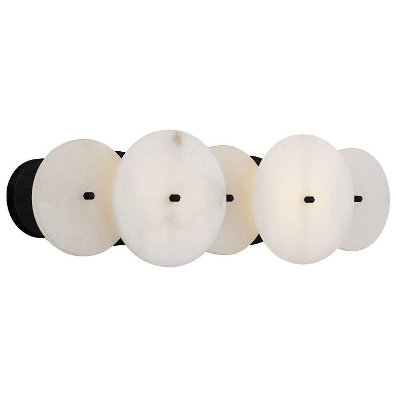 Image 2 Cosmos 20 1/2" Wide Matte Black 2-Light Vanity Bath Light more views