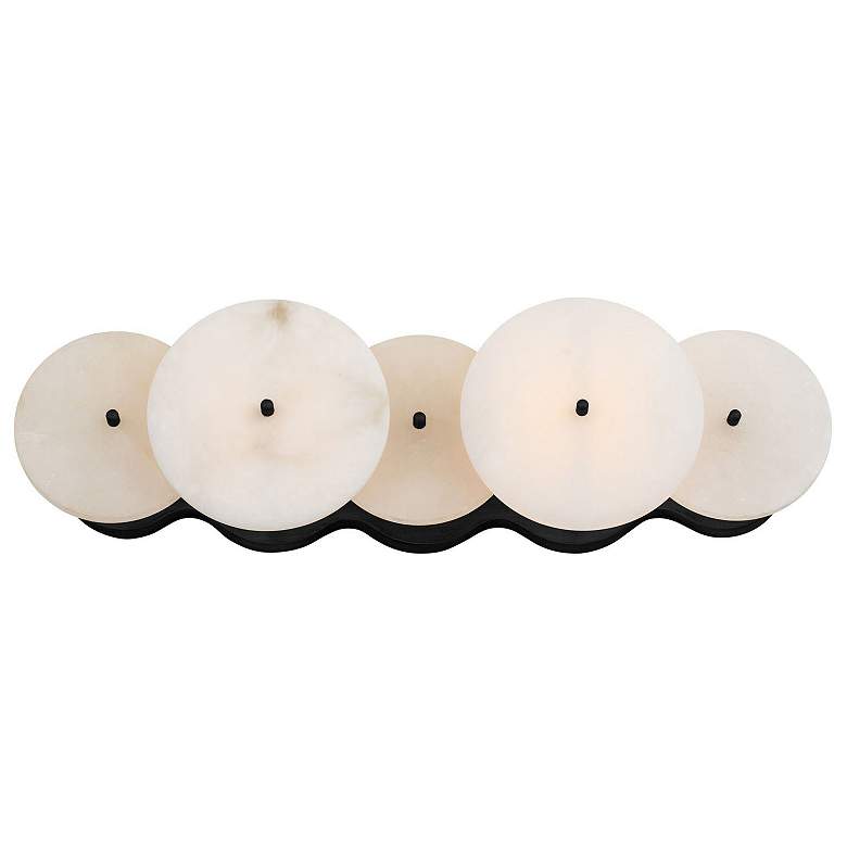 Image 5 Cosmos 20 1/2" Wide Matte Black 2-Light Vanity Bath Light more views