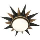 Cosmos 20&quot;W Deep Patina Bronze and Warm Brass Ceiling Light