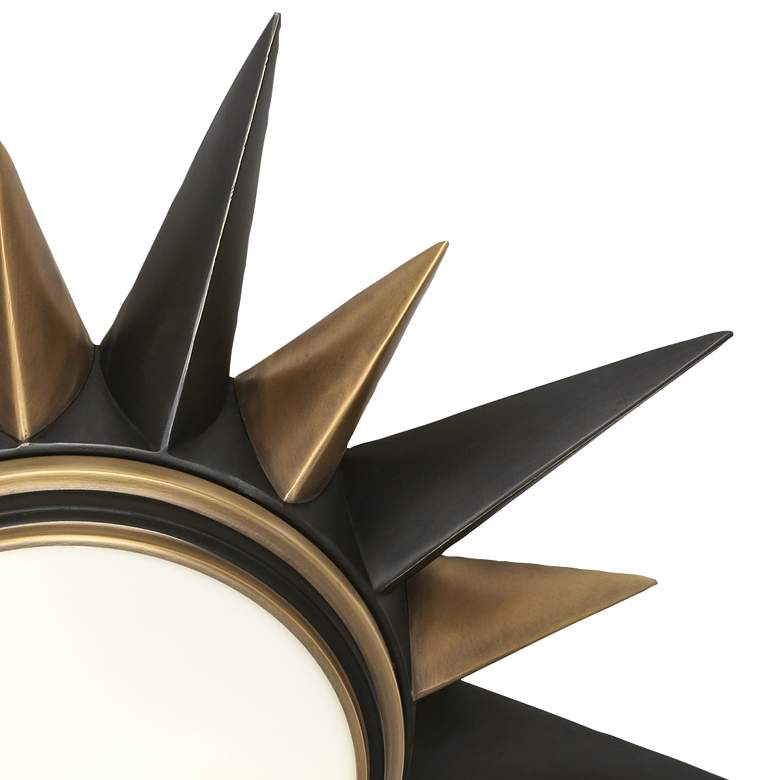 Image 3 Cosmos 20"W Deep Patina Bronze and Warm Brass Ceiling Light more views