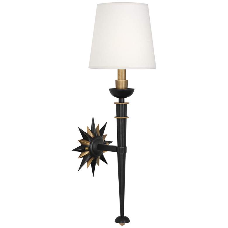 Image 1 Cosmos 25 3/4 inch High Patina Bronze and Warm Brass Wall Sconce