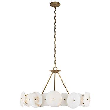 Cosmos 6-Lt Chandelier - Havana Gold