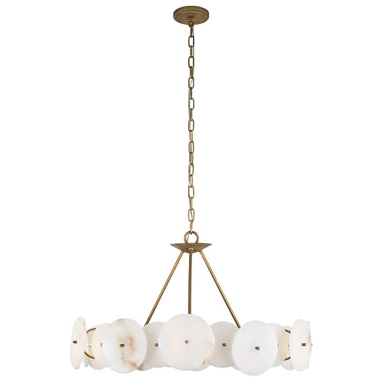 Image 1 Cosmos 6-Lt Chandelier - Havana Gold
