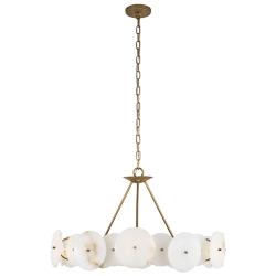 Cosmos 6-Lt Chandelier - Havana Gold