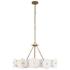 Cosmos 6-Lt Chandelier - Havana Gold