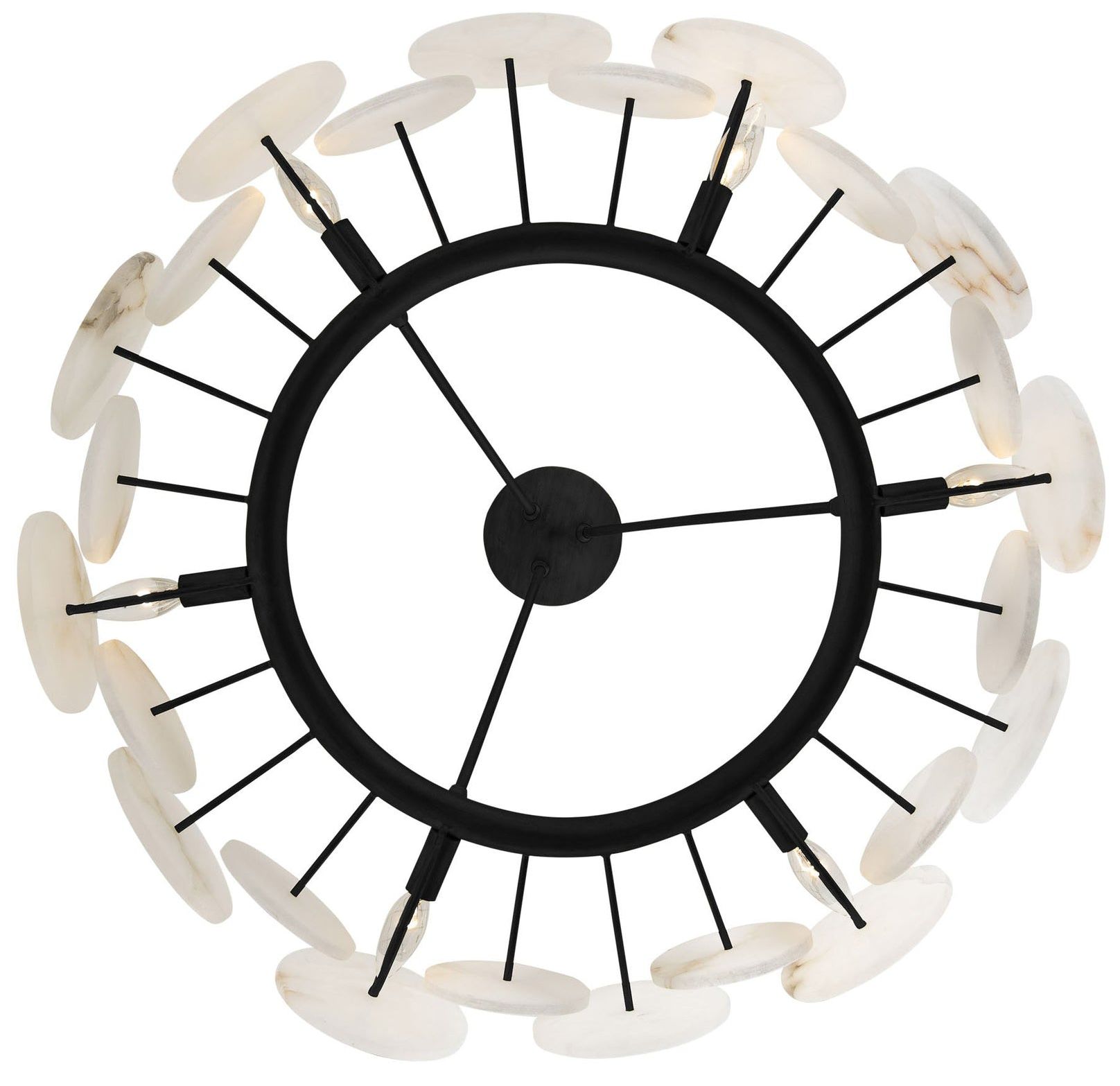 Image 4 Cosmos 6-Lt Chandelier - Matte Black more views