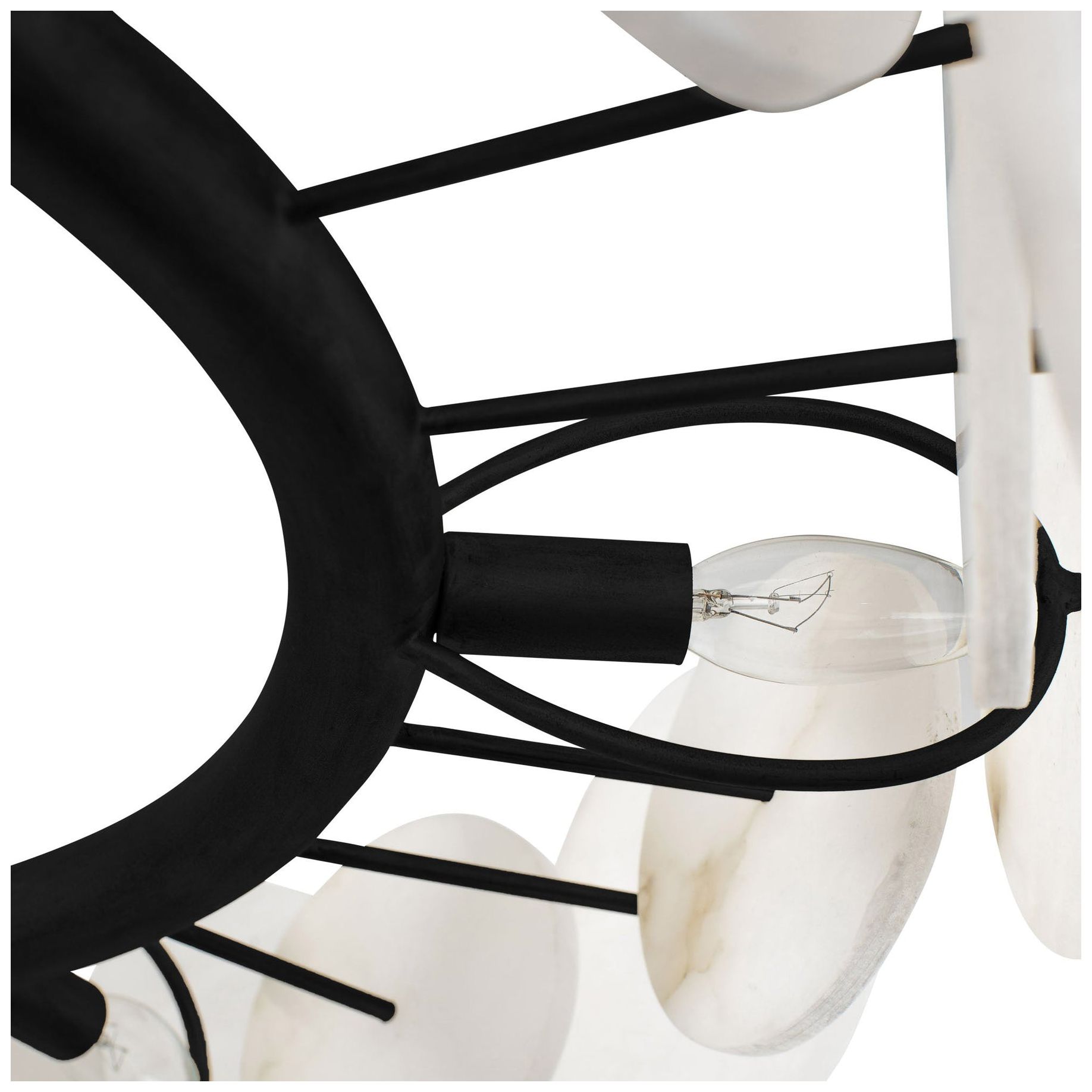 Image 6 Cosmos 6-Lt Chandelier - Matte Black more views