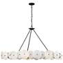 1_Cosmos 9-Lt Chandelier - Matte Black