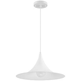 Image5 of Costa 15.75" Wide Matte White LED Pendant more views