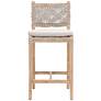 1_Costa 28" Natural Gray Mahogany Wood Counter Stool