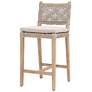 3_Costa 28" Natural Gray Mahogany Wood Counter Stool more views