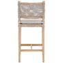 5_Costa 28" Natural Gray Mahogany Wood Counter Stool more views