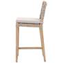 6_Costa 28" Natural Gray Mahogany Wood Counter Stool more views