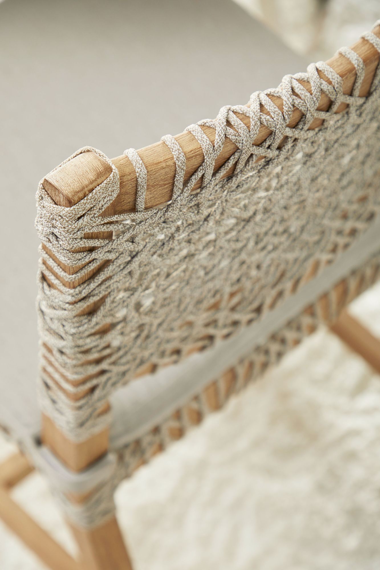 Costa Natural Gray Mahogany Wood Dining Chair Set of 2