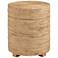 Costa Rica 20" Wide Natural Tan Banana Palm End Table