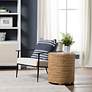 4_Costa Rica 20" Wide Natural Tan Banana Palm End Table more views