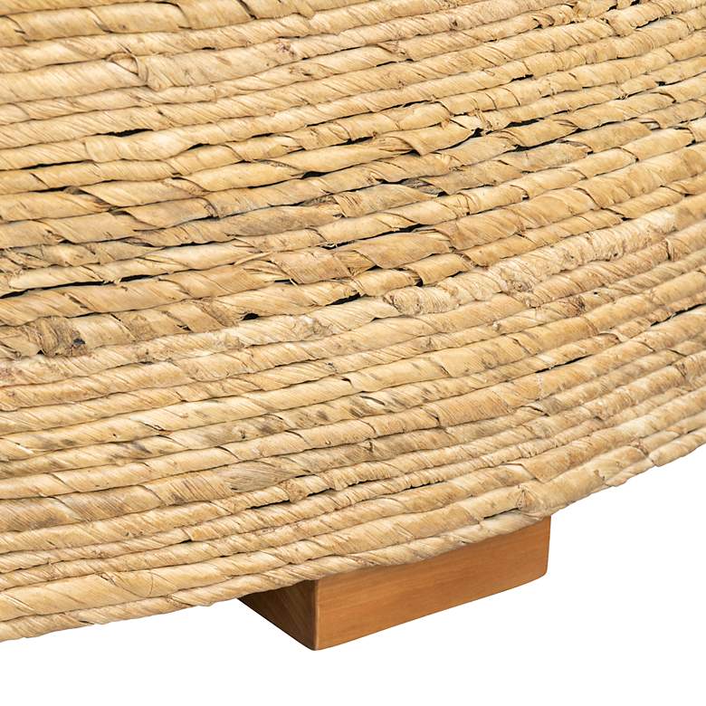 Image 2 Costa Rica 38" Wide Natural Banana Rope Round Cocktail Table more views