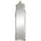 Costa Weathered White 19" x 73 1/4" Arc Floor Mirror